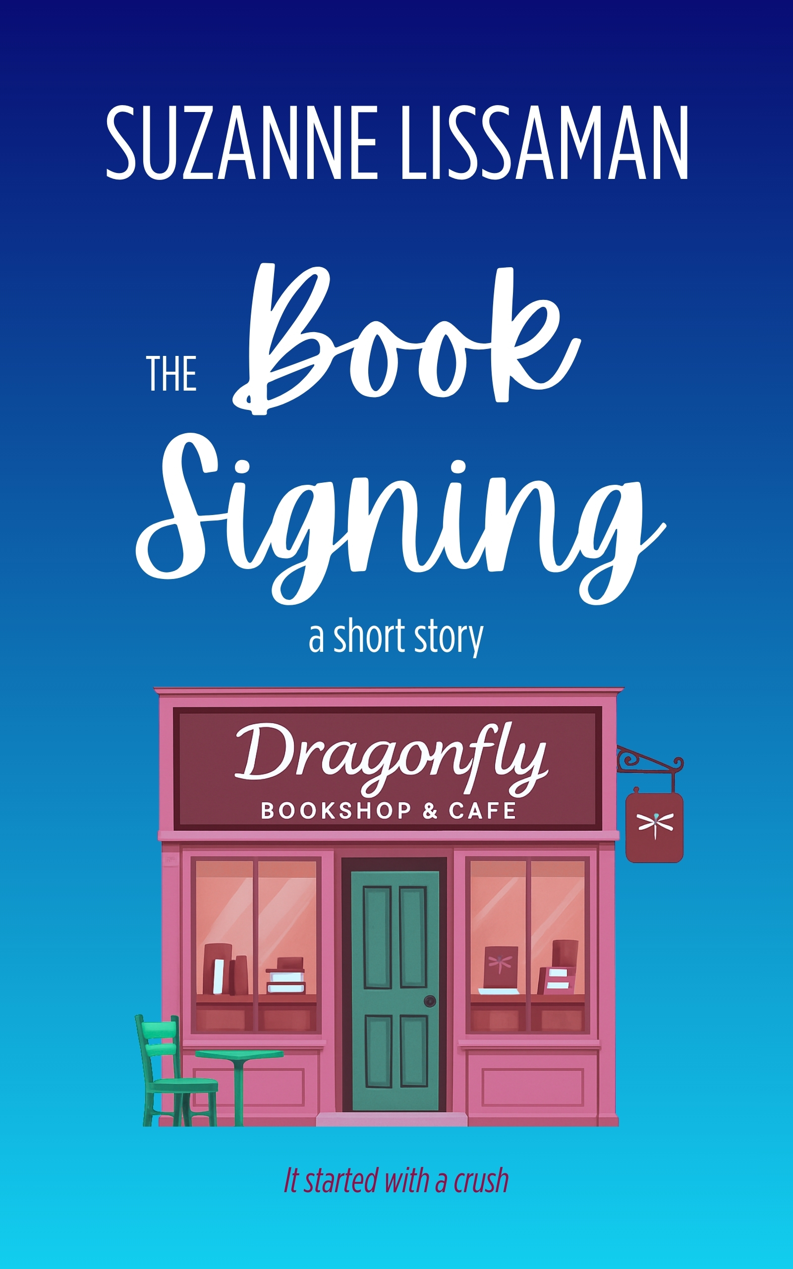 Book Signing short story cover The Book Signing short story shown on a Kindle