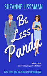 BeLessPandaCover-mini Mini book cover - Be More Lucy by Suzanne Lissaman - rom com